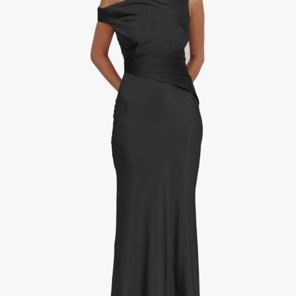 Elegant Black Off-Shoulder Dress